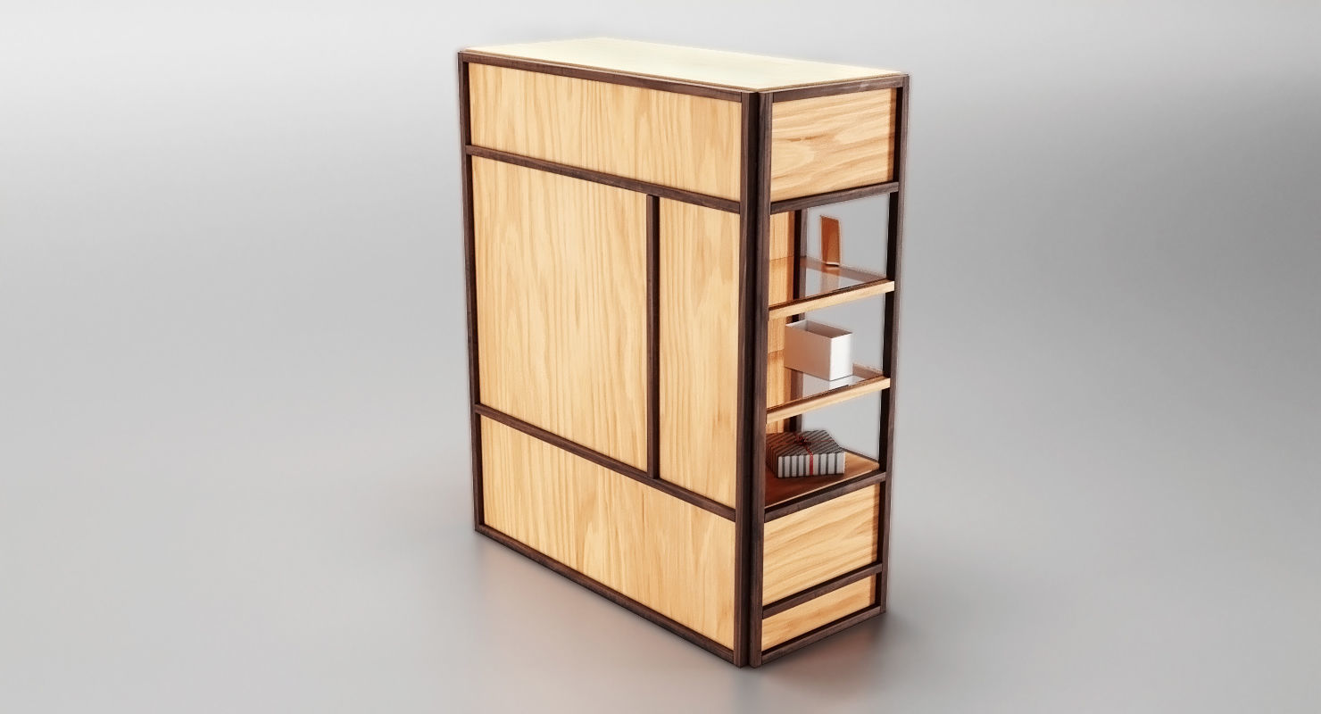 Trade Stand 3D model_4