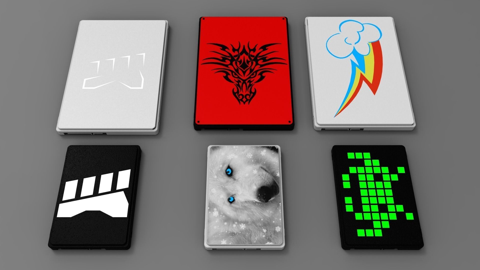 Bare ssd idea Free 3D model