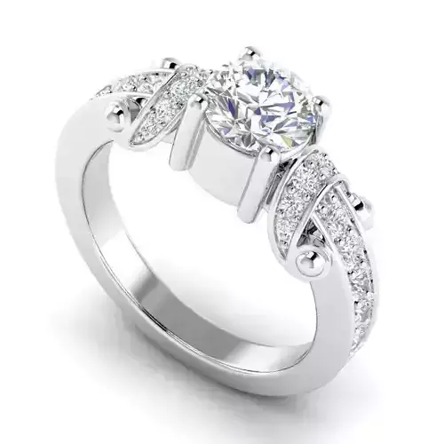 Engagement Ring With Diamonds 3
