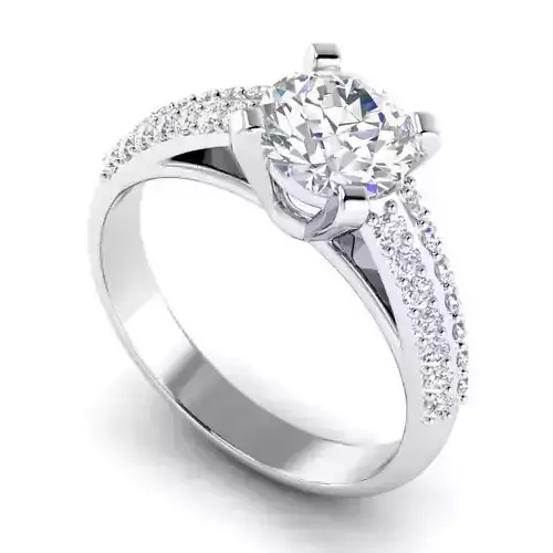 Engagement Ring With Diamonds 5