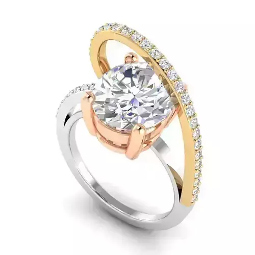 Engagement Ring With Big Centerpiece Diamond 1