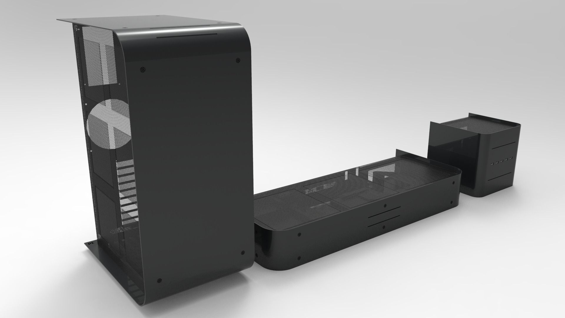 Metal PC cases idea Free 3D model_0