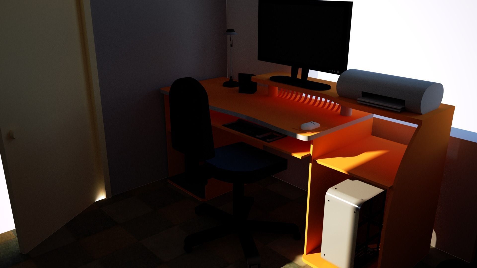 Metal PC cases idea Free 3D model_4