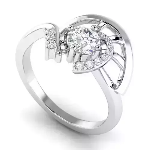Engagement Ring With Diamond 9