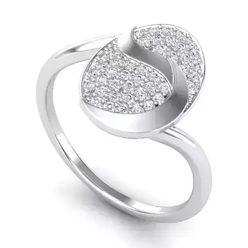 Oval Shaped Engagement Ring With Diamonds 1