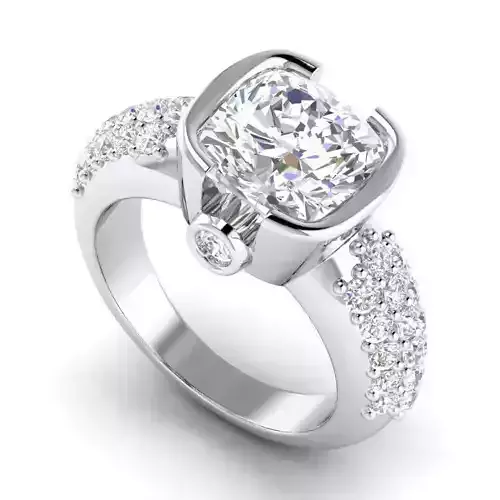 Engagement Ring With Diamonds 17