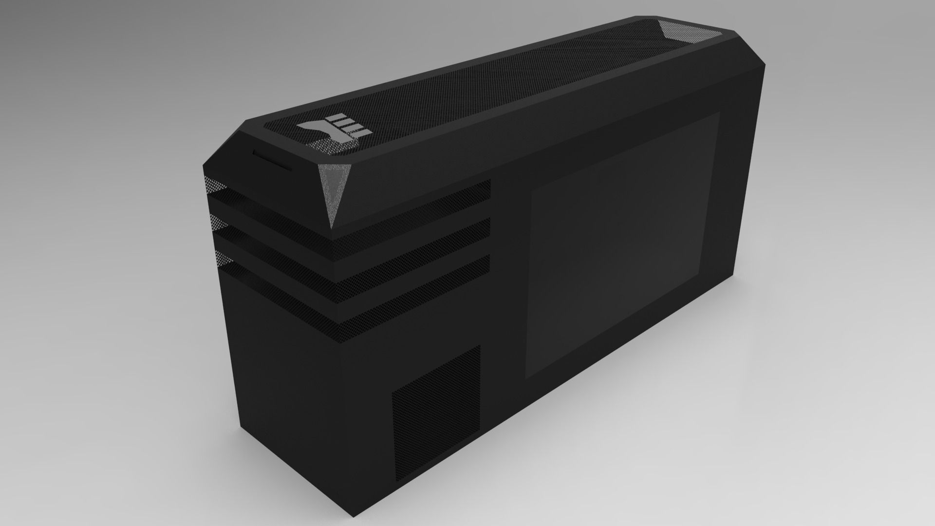 30dm3 oil cooled PC case idea Free 3D model
