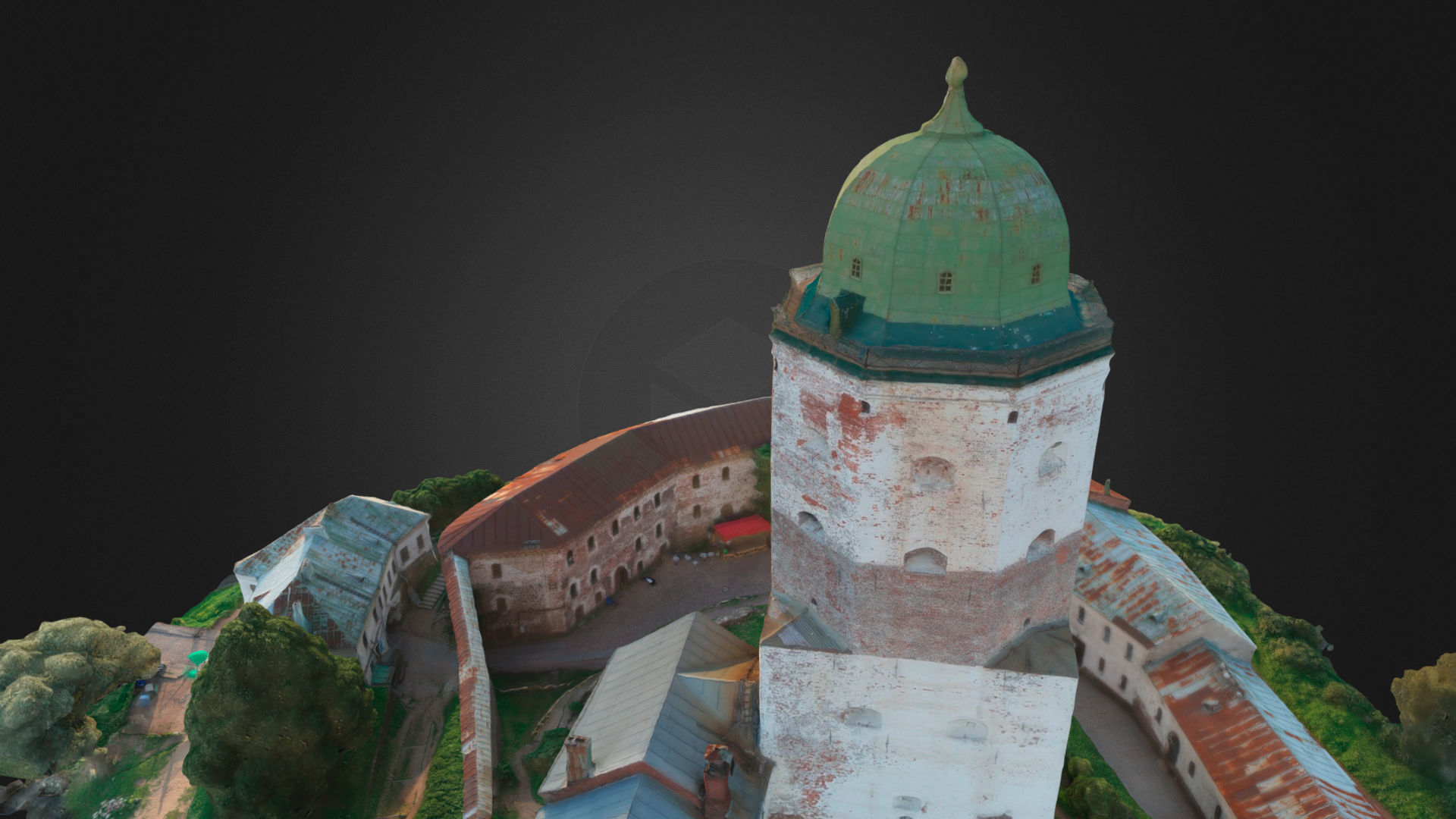 Vyborg Castle 3D model_21