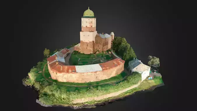 Vyborg Castle 3D model