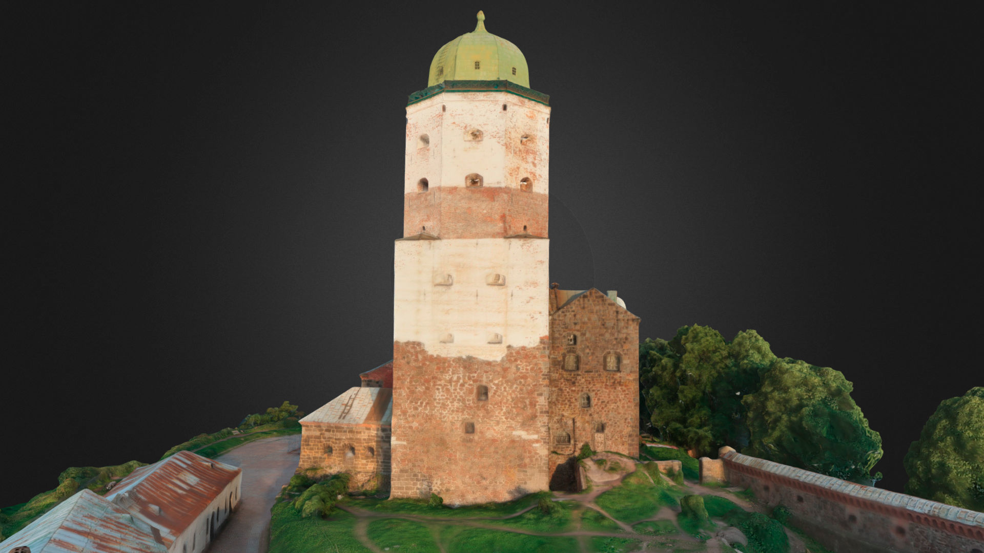 Vyborg Castle 3D model_25