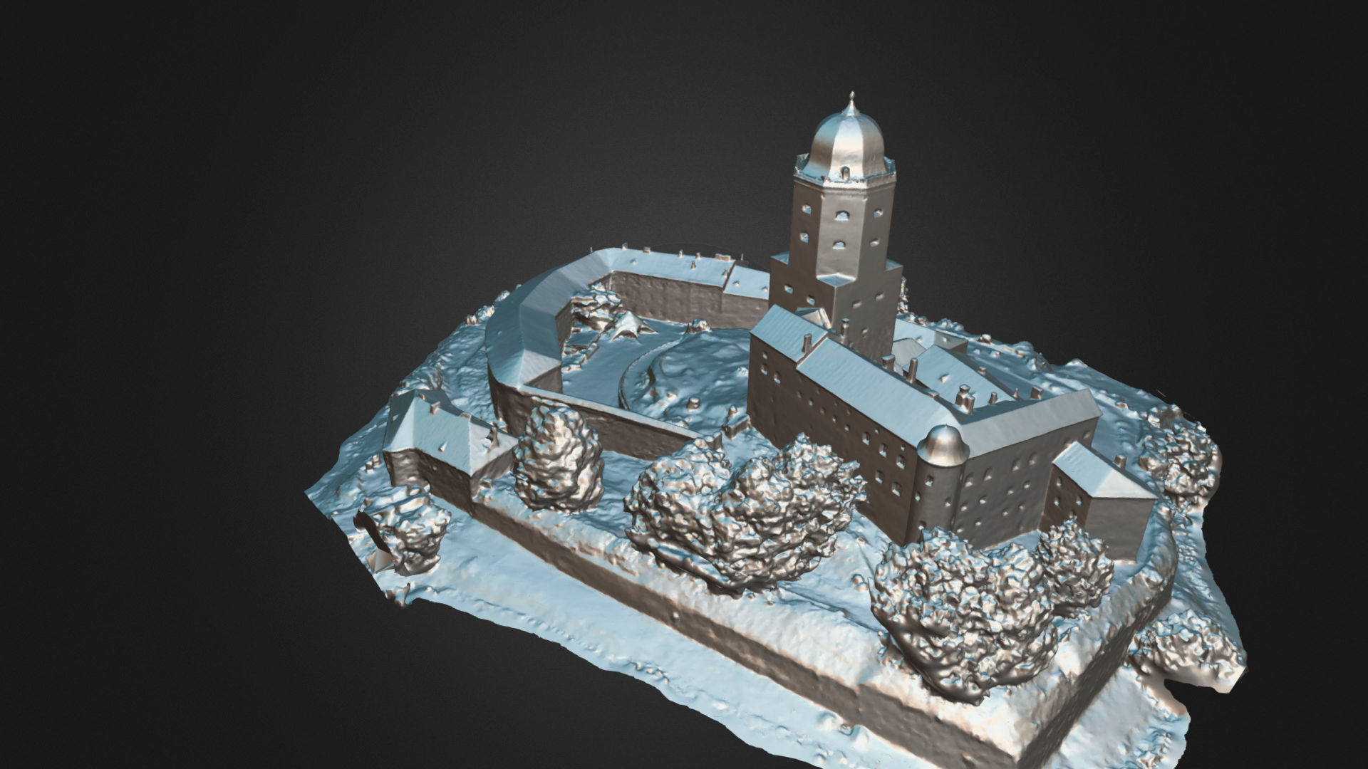Vyborg Castle 3D model_34