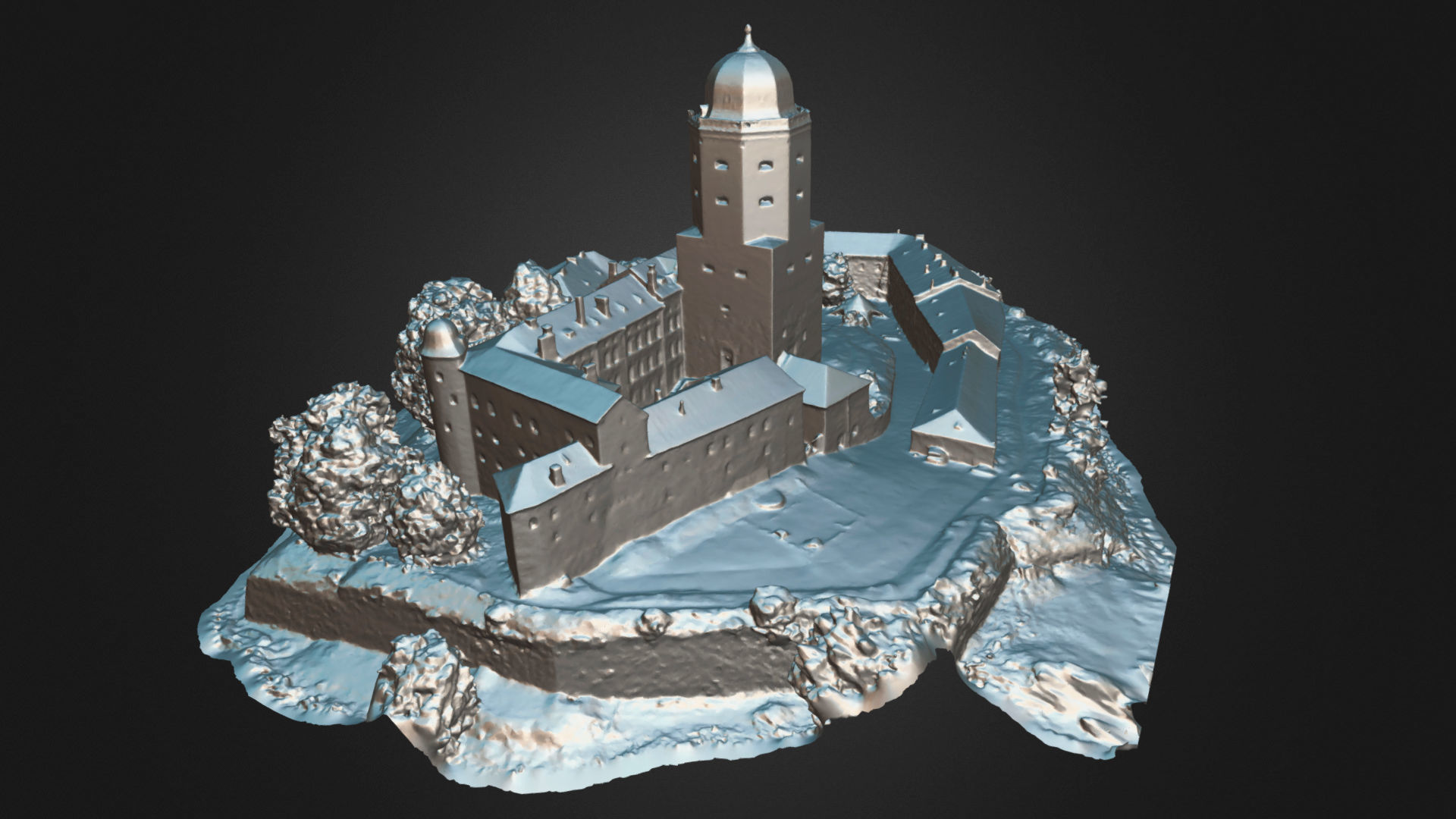 Vyborg Castle 3D model_32