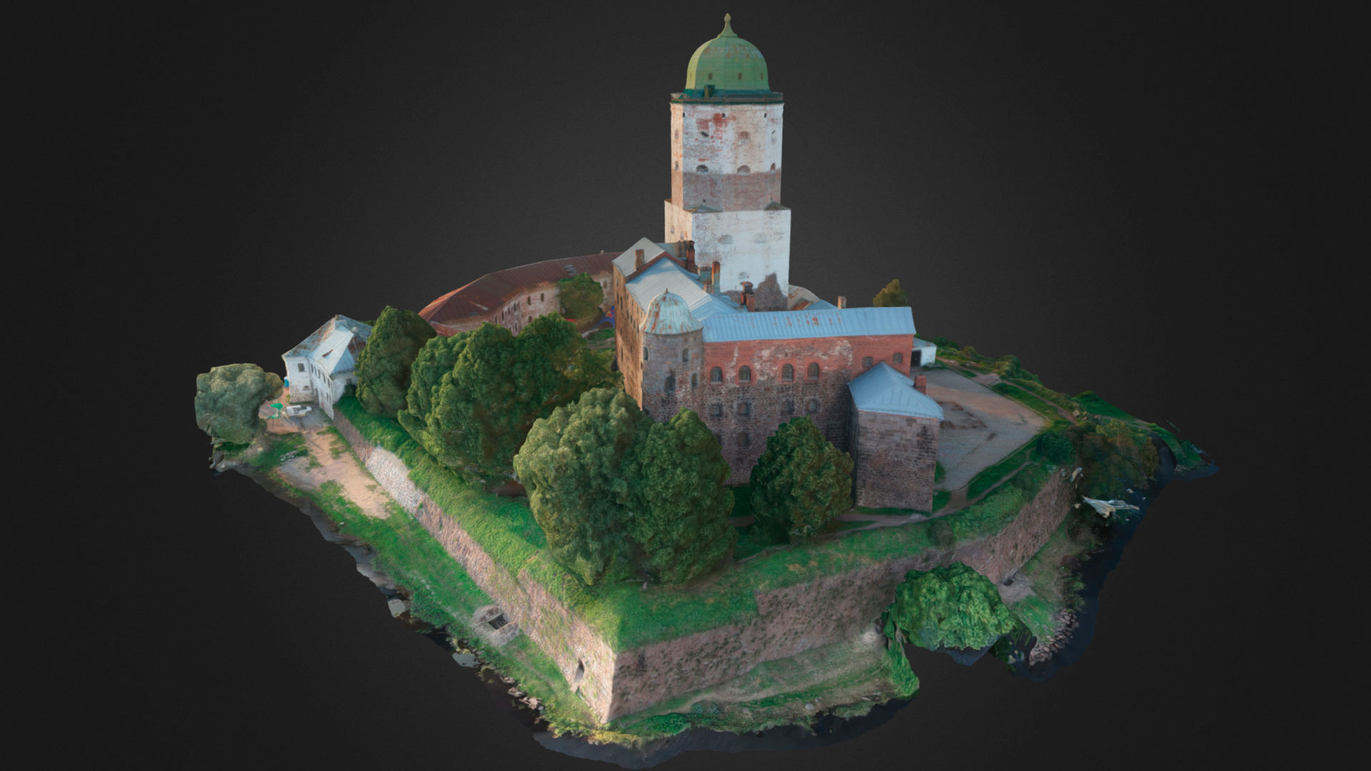 Vyborg Castle 3D model_9