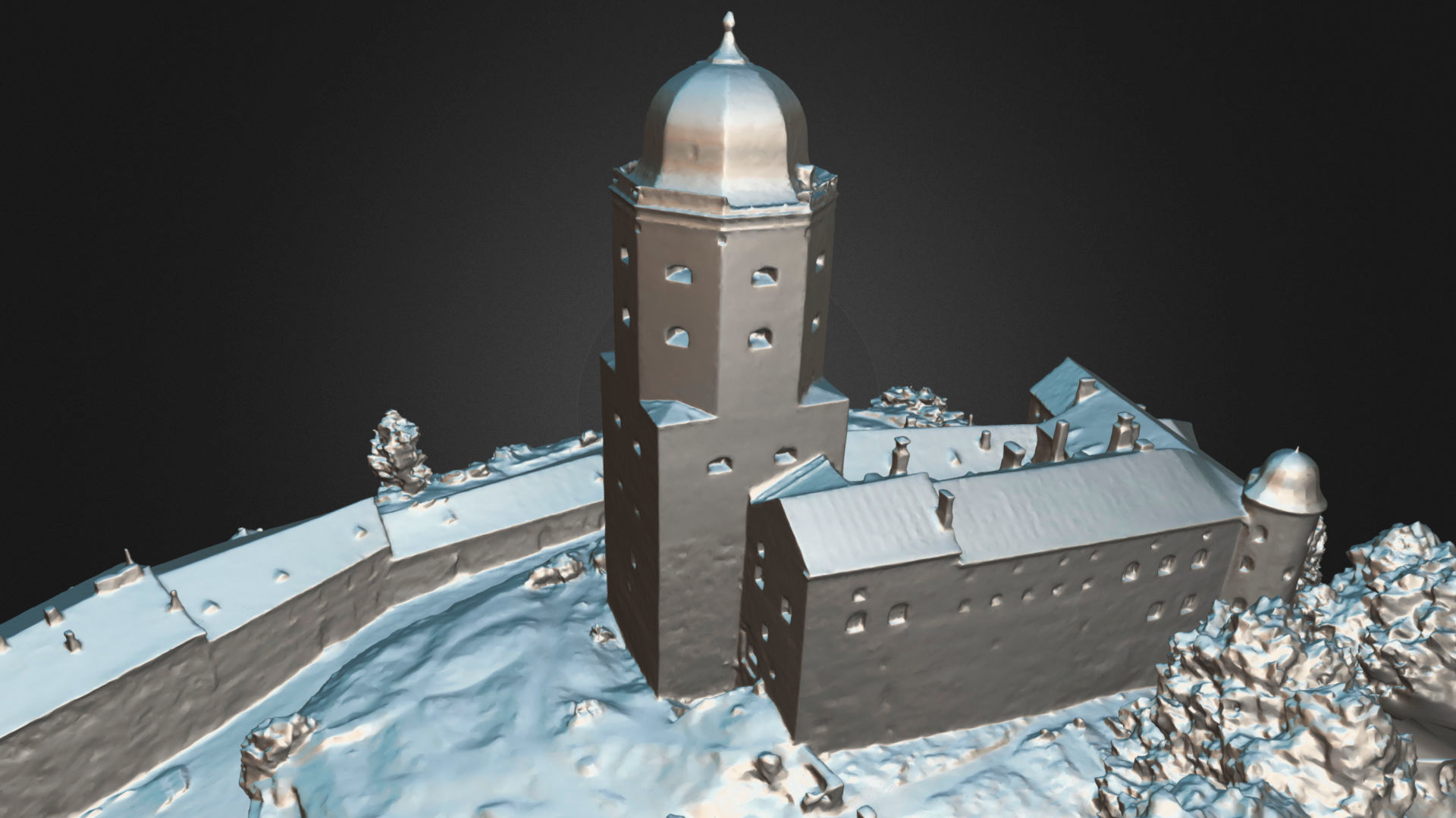 Vyborg Castle 3D model_27