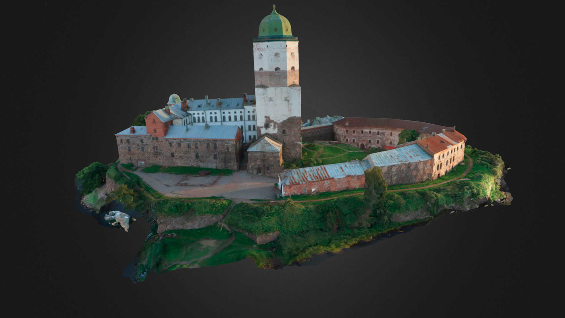 Vyborg Castle 3D model_12