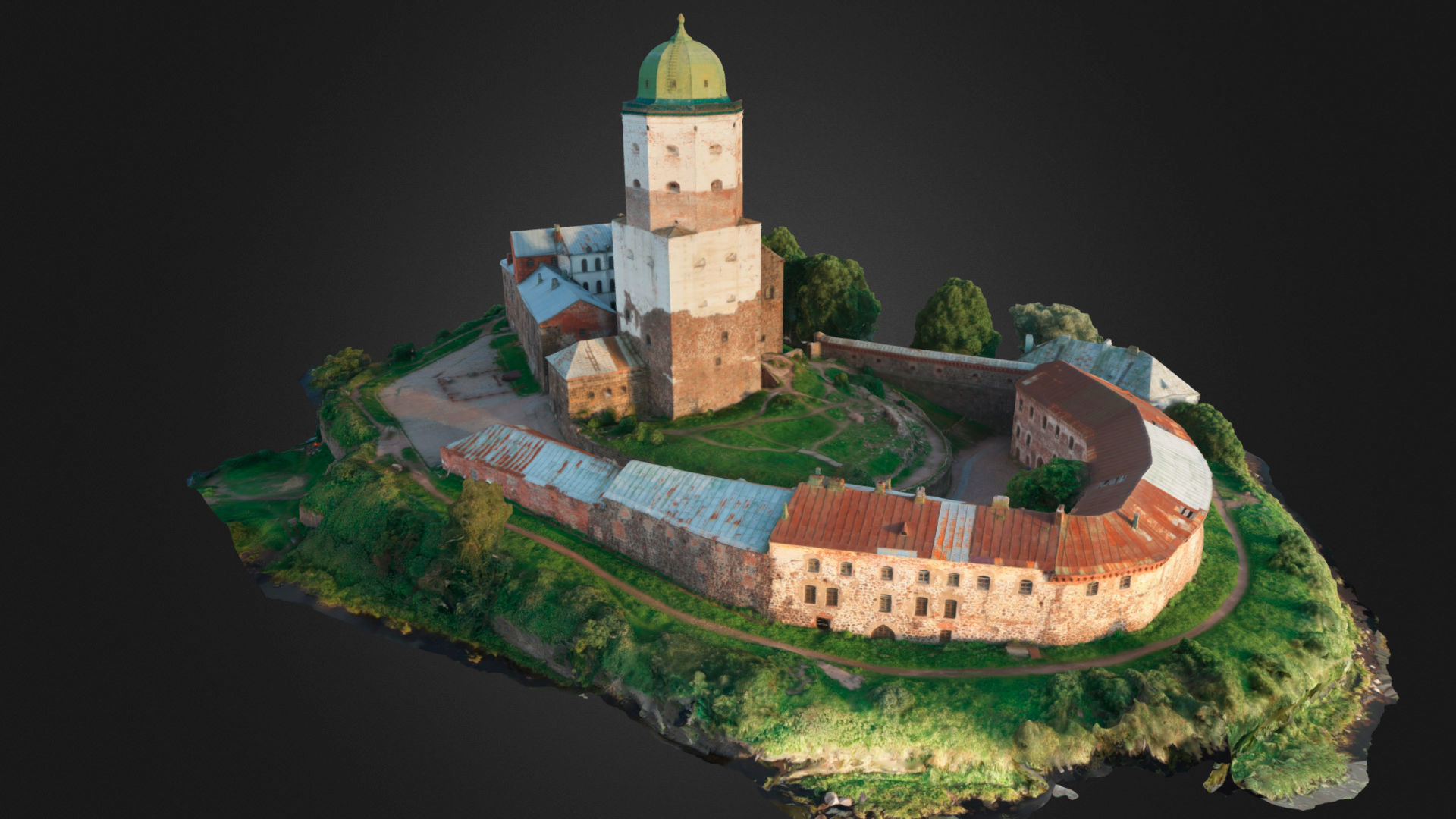 Vyborg Castle 3D model_14