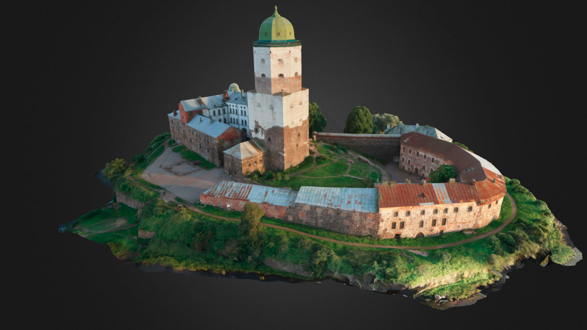 Vyborg Castle 3D model_13