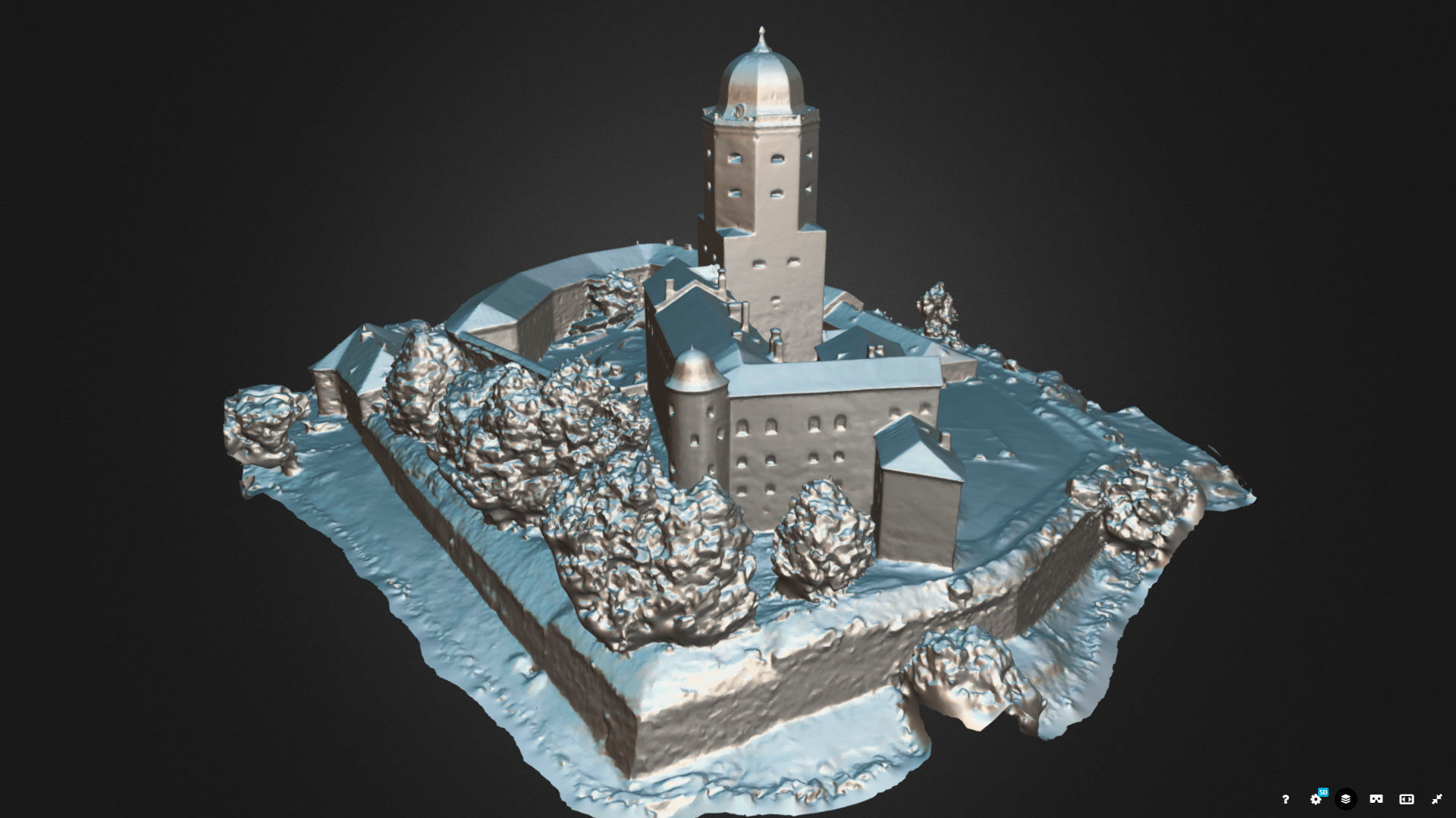 Vyborg Castle 3D model_33