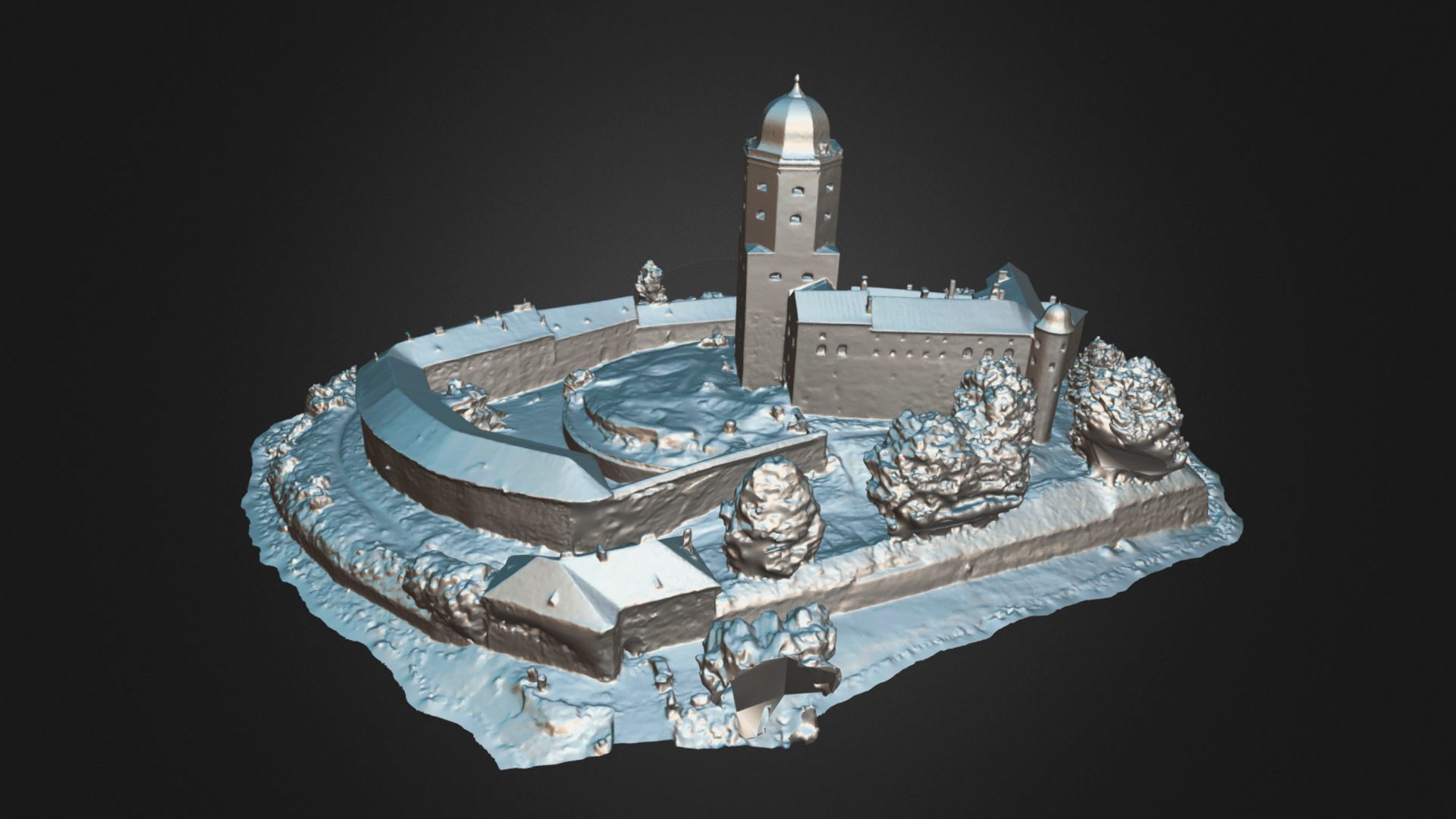 Vyborg Castle 3D model_30