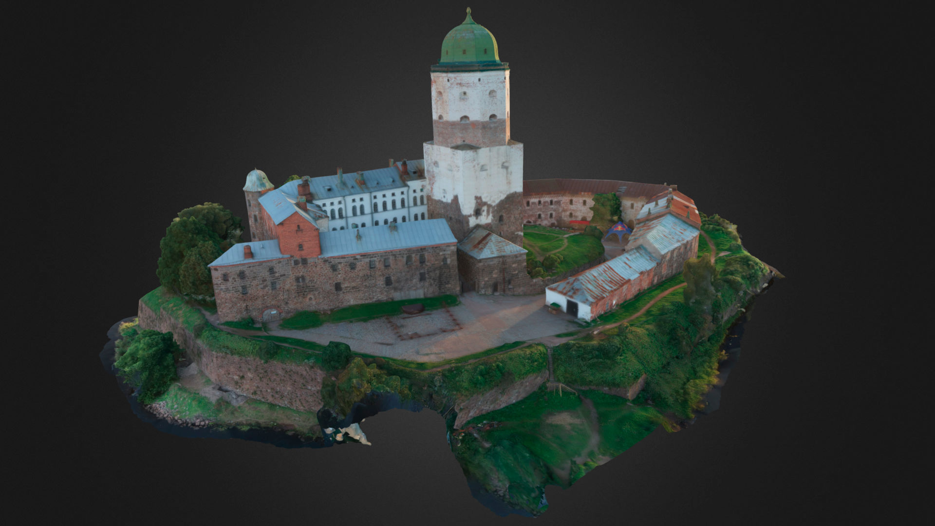 Vyborg Castle 3D model_11