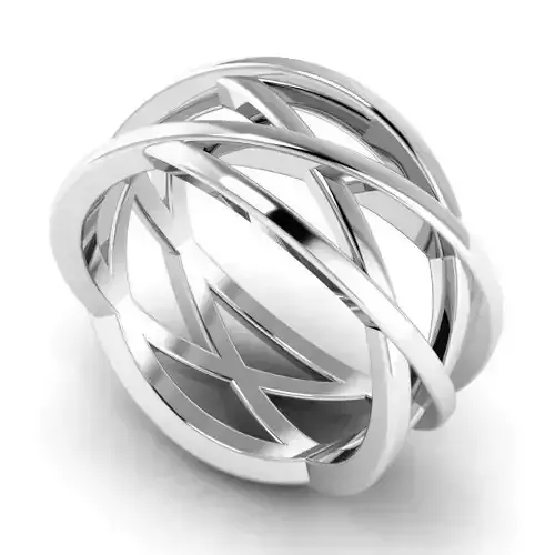 Spiral Shaped Engagement Ring 