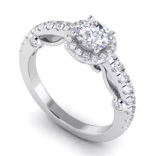Engagement Ring With Diamonds 55