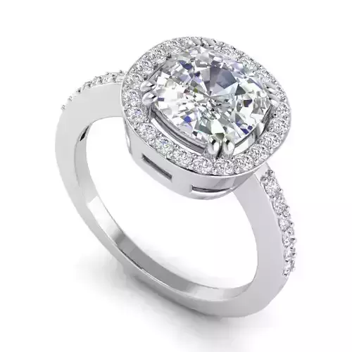 Engagement Ring With Diamonds 57