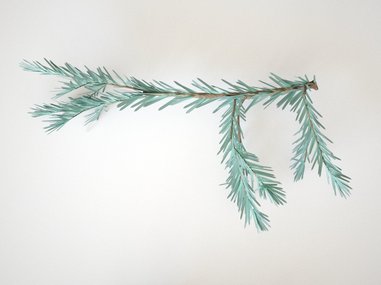 Pinetree Branches 3D model_6