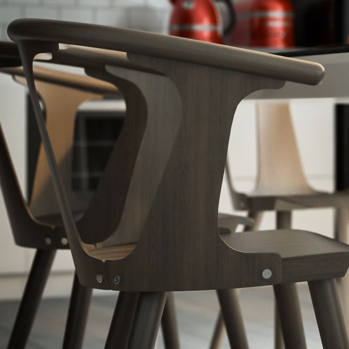 in between chair 3D model_2