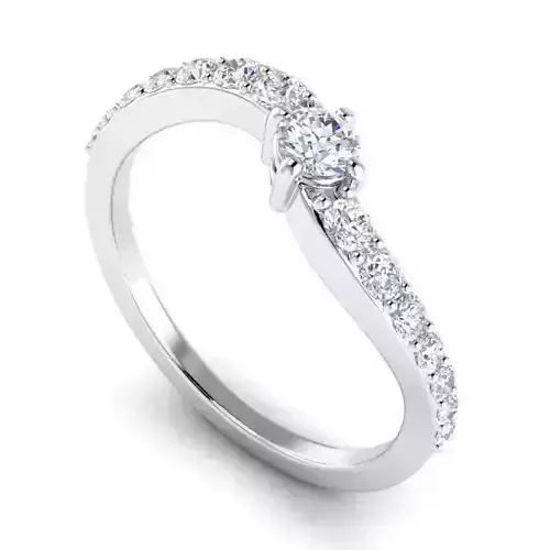 Engagement Ring With Diamonds 99