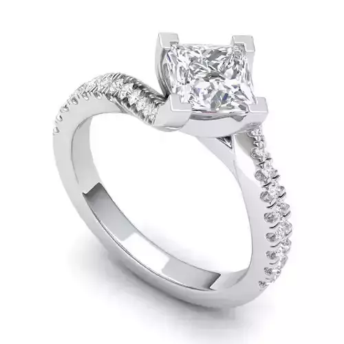 Engagement Ring With Diamonds 102