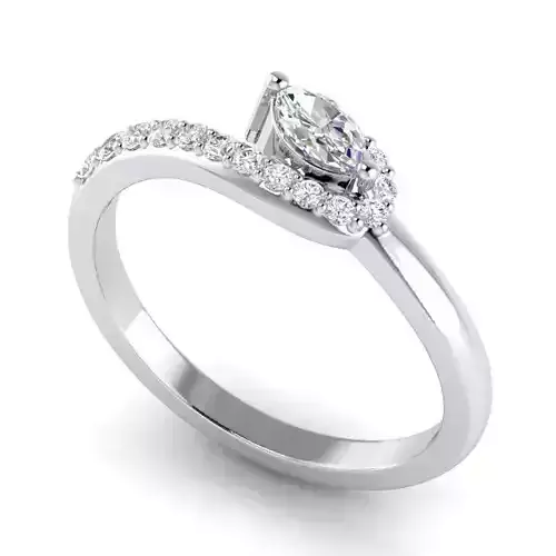 Engagement Ring With Diamonds 106