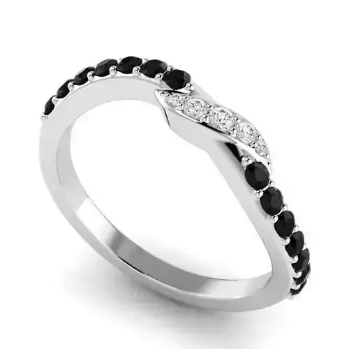 Engagement Ring With Black Diamonds 1