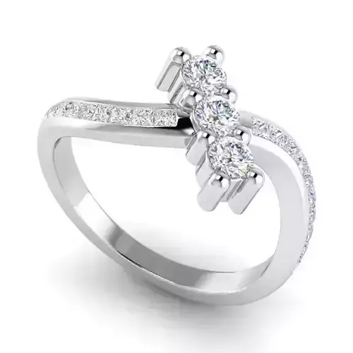 Engagement Ring With Diamonds 111