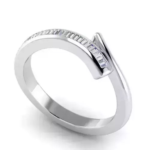 Spiral Shaped Engagement Ring 1