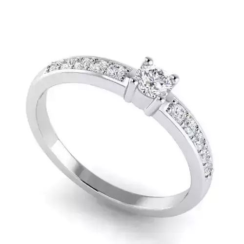 Engagement Ring With Diamonds 118