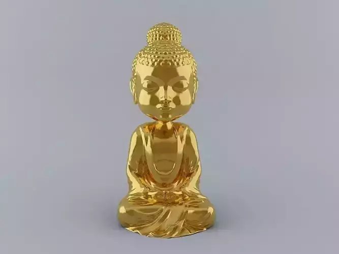 Little Buddha 3D Print Ready Model 3D print model