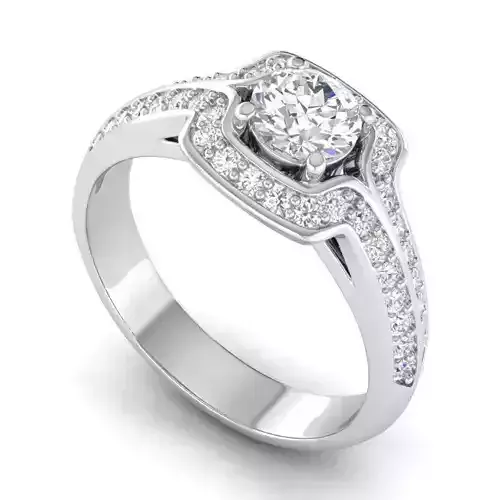 Engagement Ring With Diamonds 119