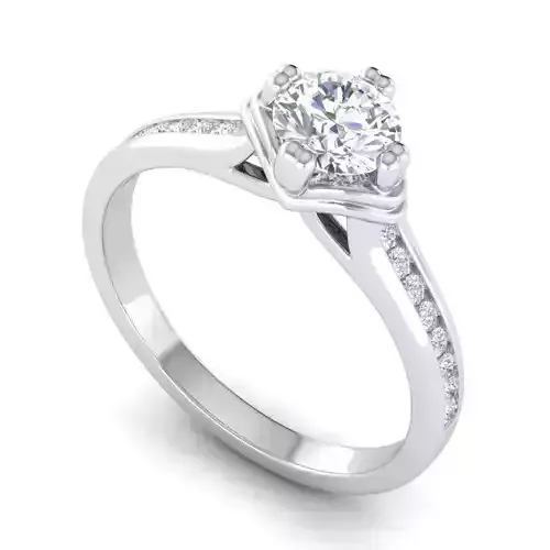 Engagement Ring With Diamonds 121