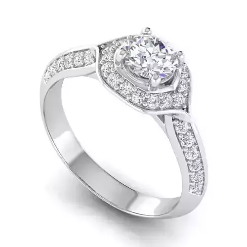 Engagement Ring With Diamonds 122