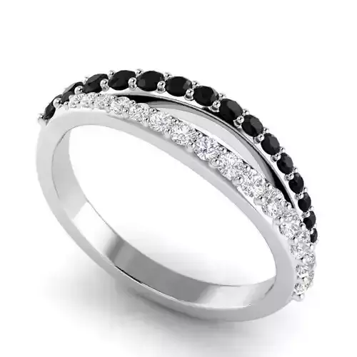 Engagement Ring With Black Diamonds 6