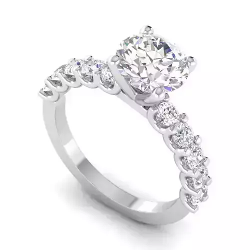 Engagement Ring With Diamonds 125
