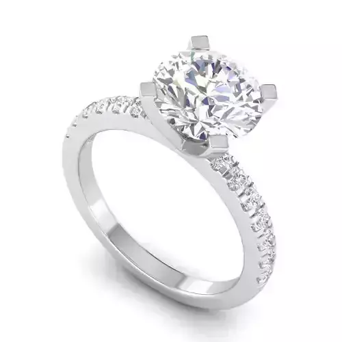 Engagement Ring With Diamonds 126