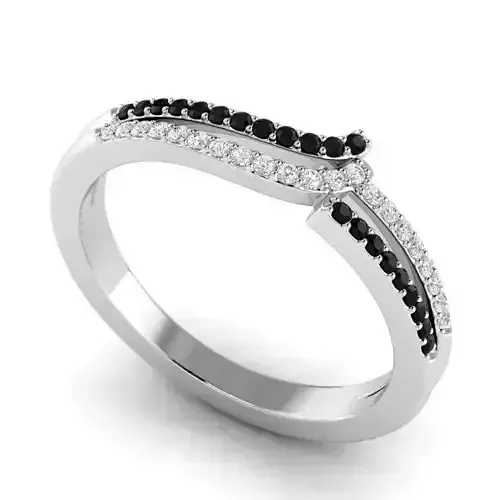 Engagement Ring With Black Diamonds 9