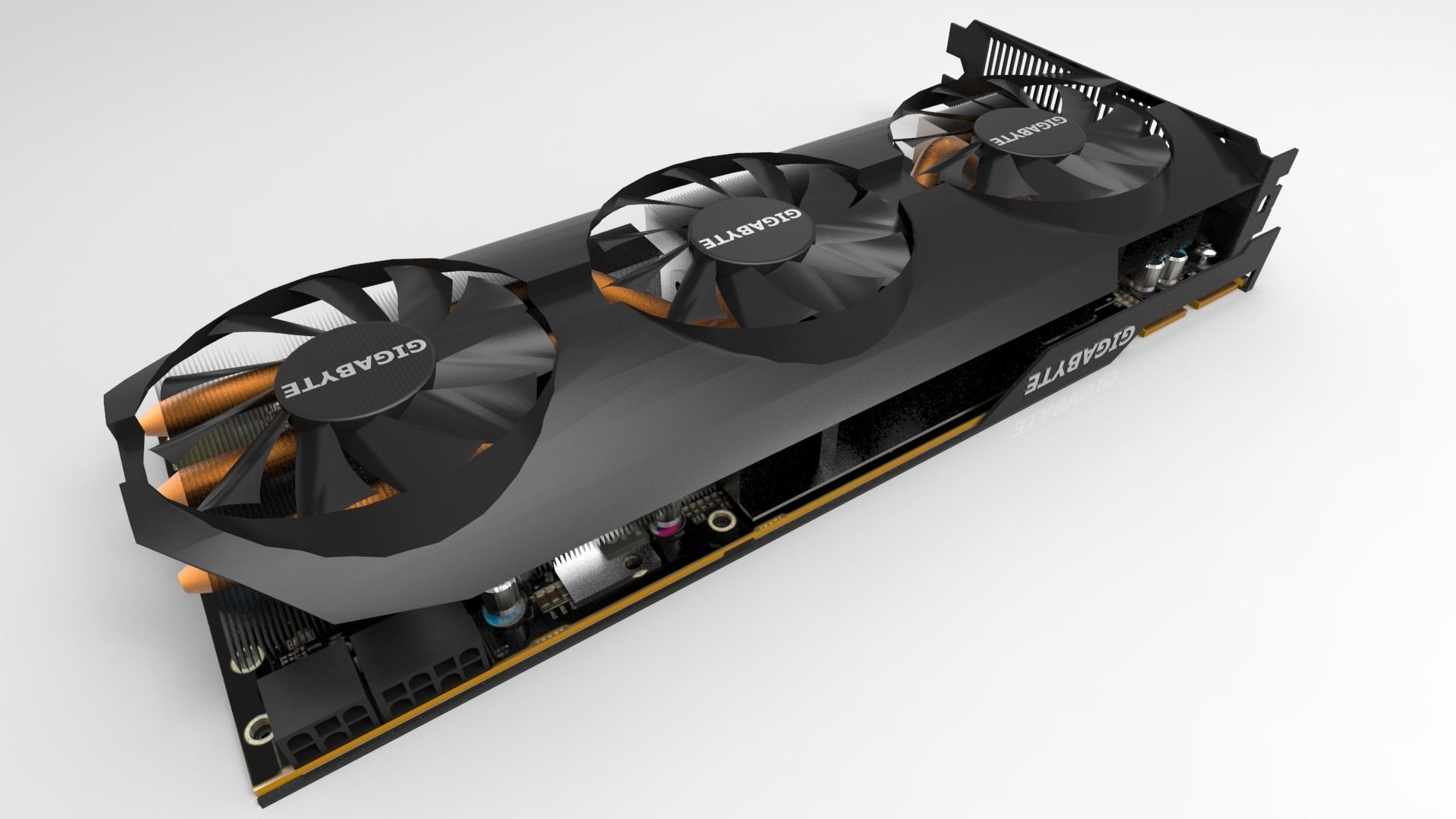 Gigabyte HD 7970 OC Free 3D model