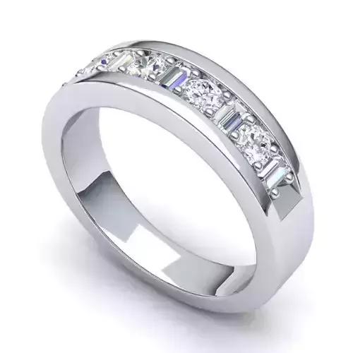 Engagement Ring With White Diamonds 8