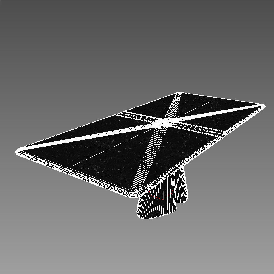 Raja Table 3D model_1