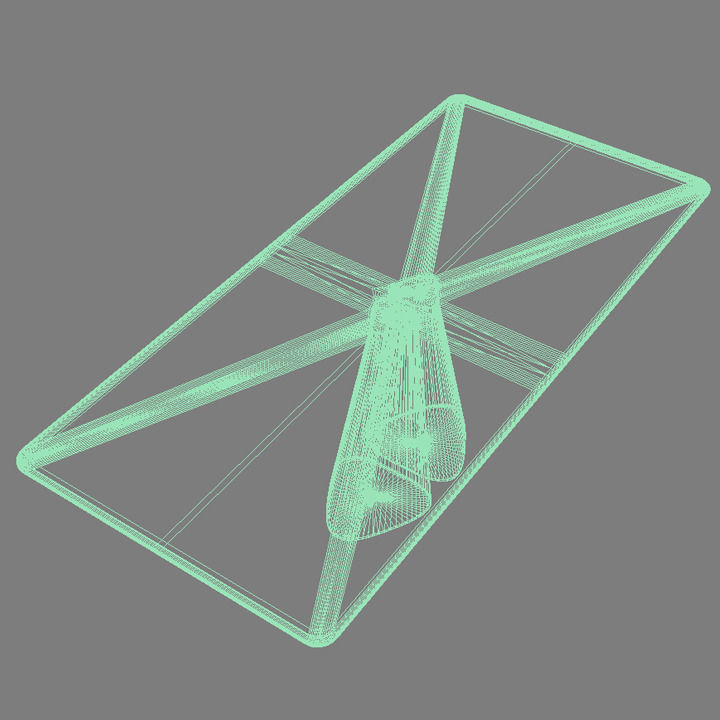 Raja Table 3D model_3