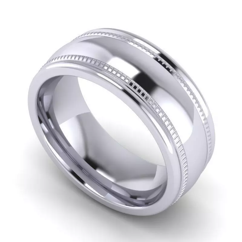 Silver ring RS-054 3D print model