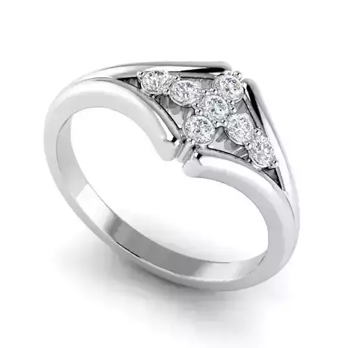 Engagement Ring With Diamonds 133